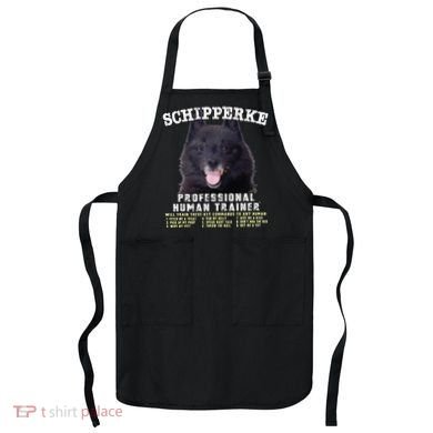 Schipperke Professional Human Trainer Cute Dog Apron