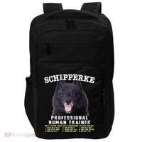 Schipperke Professional Human Trainer Cute Dog Impact Tech Backpack thumb 0