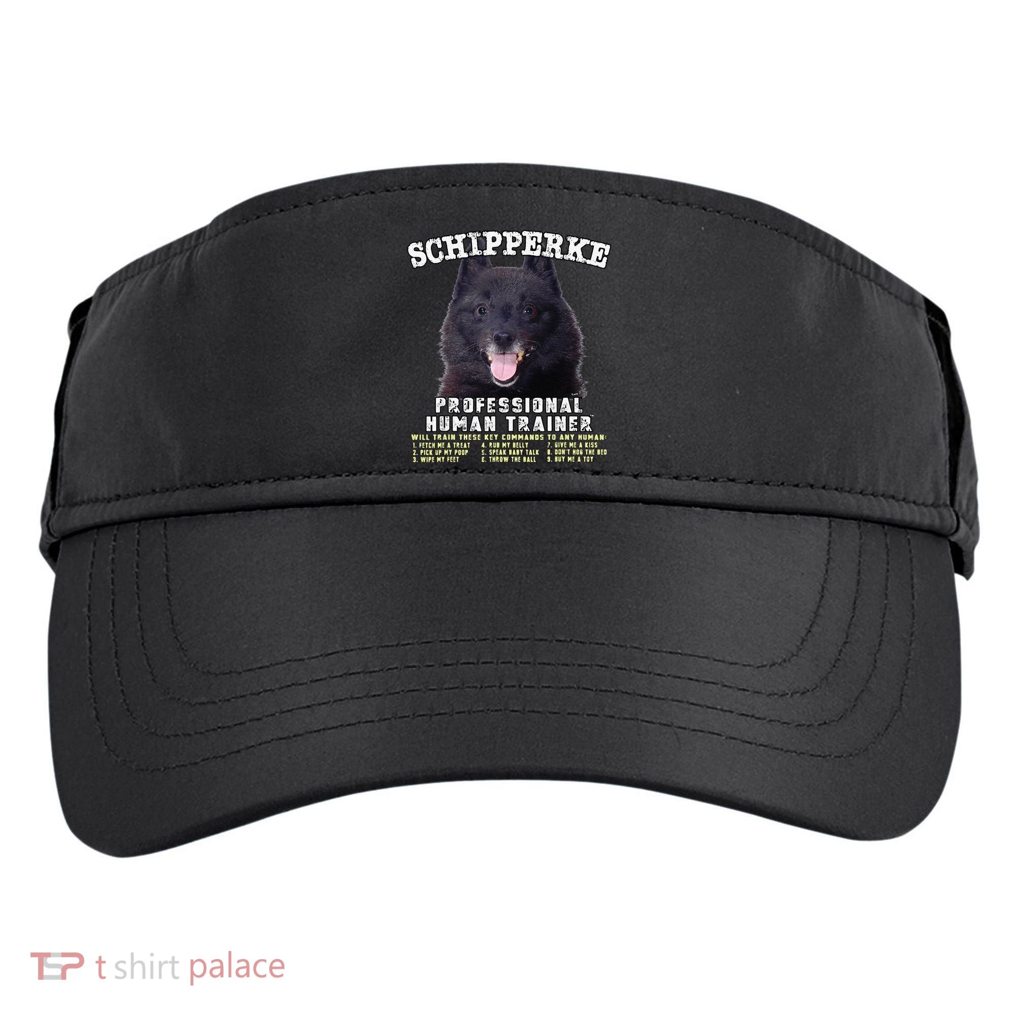Schipperke Professional Human Trainer Cute Dog Adult Drive Performance Visor