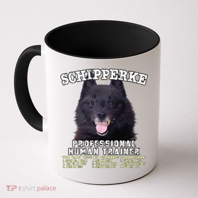 Schipperke Professional Human Trainer Cute Dog Coffee Mug