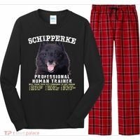 Schipperke Professional Human Trainer Cute Dog Long Sleeve Pajama Set thumb 0