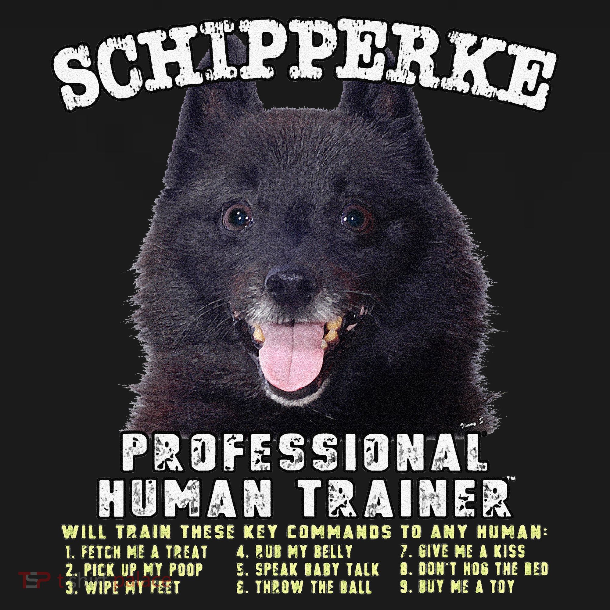 Schipperke Professional Human Trainer Cute Dog 16 in Basic Backpack