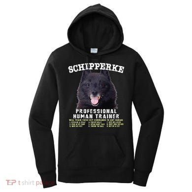 Schipperke Professional Human Trainer Cute Dog Women's Hoodie