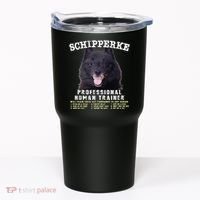 Schipperke Professional Human Trainer Cute Dog Tumbler thumb 0