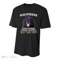 Schipperke Professional Human Trainer Cute Dog Youth Performance Sprint T-Shirt thumb 0