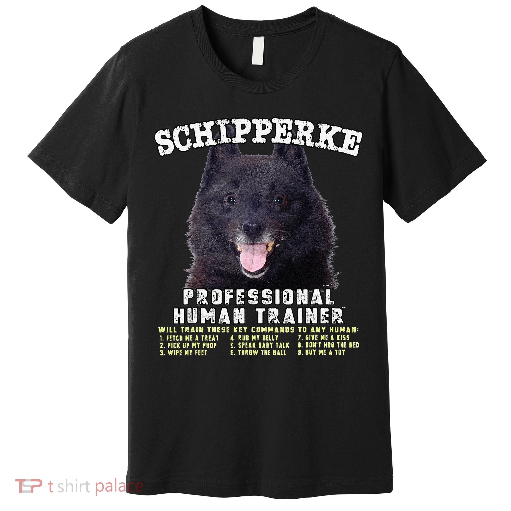 Schipperke Professional Human Trainer Cute Dog Premium T-Shirt