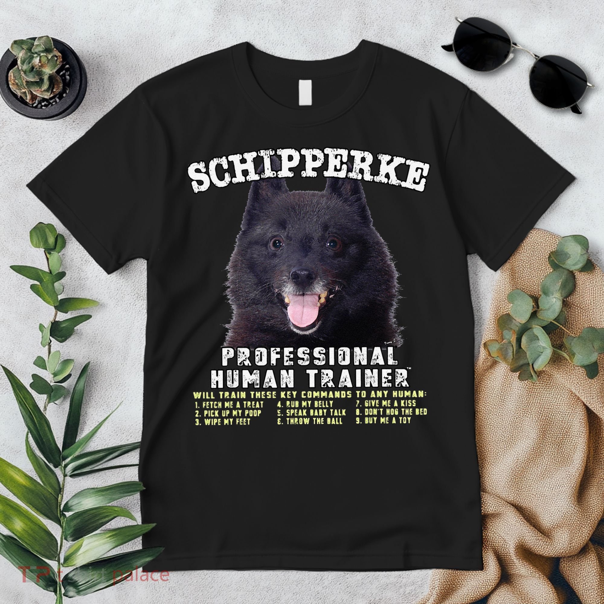 Schipperke Professional Human Trainer Cute Dog Premium T-Shirt
