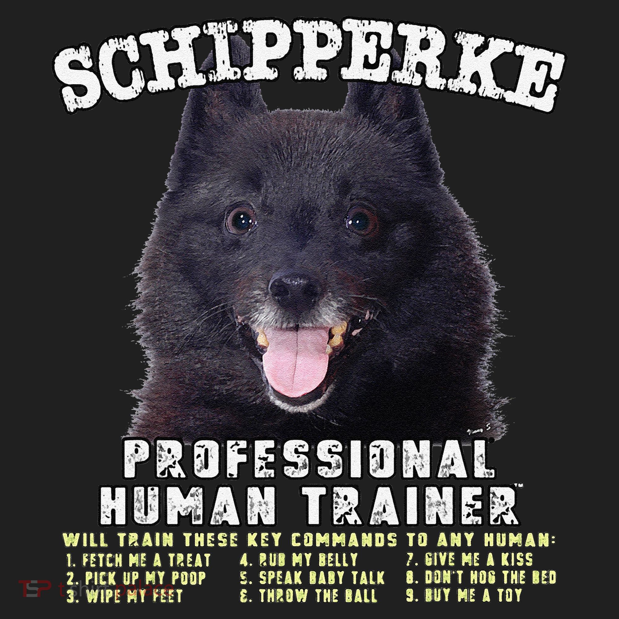 Schipperke Professional Human Trainer Cute Dog Sport-Tek Posi-UV Pro Polo