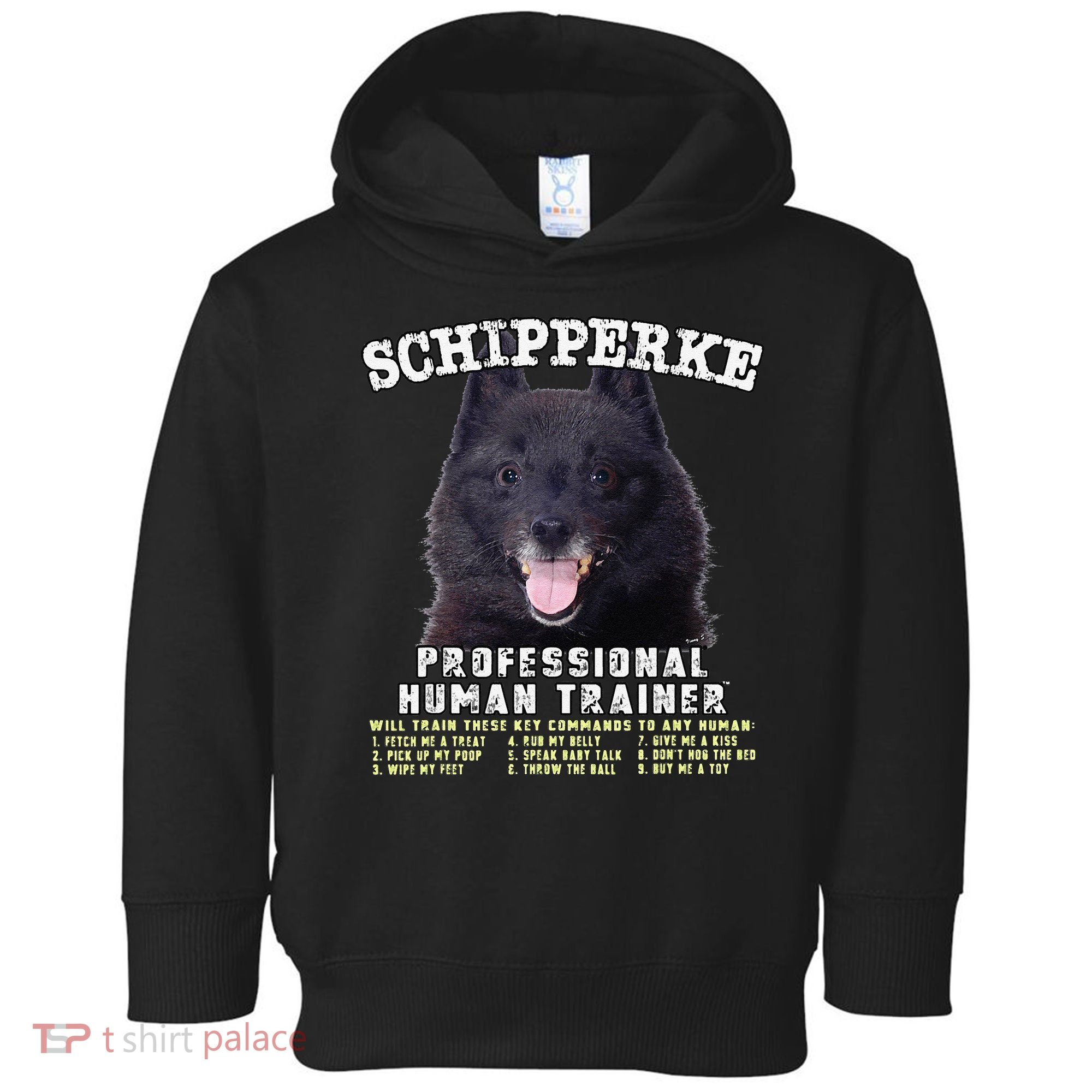 Schipperke Professional Human Trainer Cute Dog Toddler Hoodie