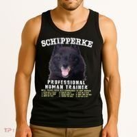 Schipperke Professional Human Trainer Cute Dog Tank Top thumb 3