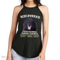 Schipperke Professional Human Trainer Cute Dog Women's Perfect Tri Rocker Tank thumb 2