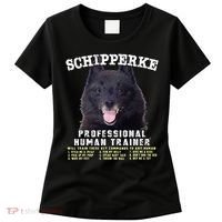 Schipperke Professional Human Trainer Cute Dog Women's T-Shirt thumb 0