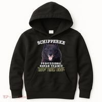 Schipperke Professional Human Trainer Cute Dog Kids Hoodie thumb 0