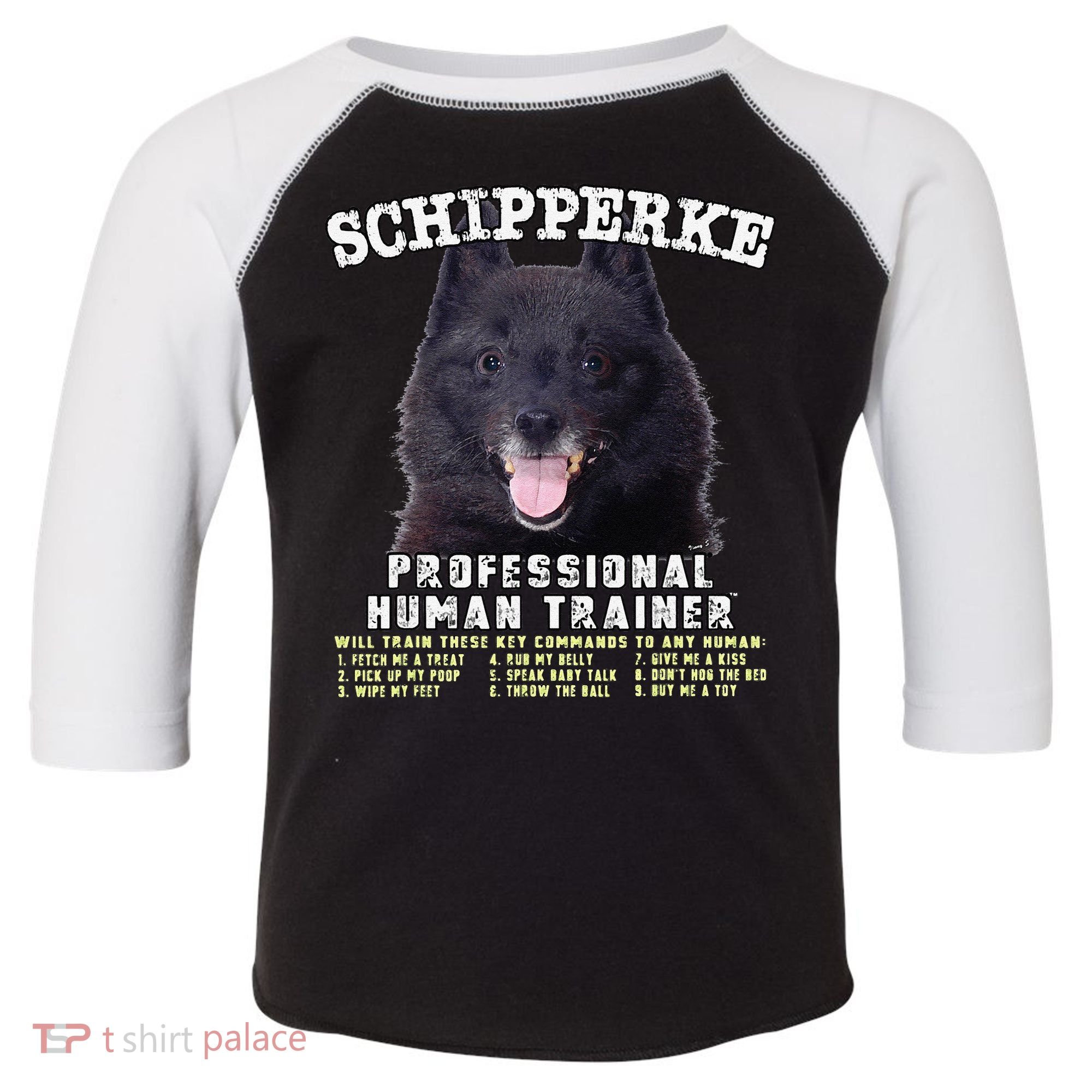 Schipperke Professional Human Trainer Cute Dog Toddler Fine Jersey T-Shirt