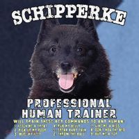 Schipperke Professional Human Trainer Cute Dog Raglan Baseball Sleeve Shirt thumb 2