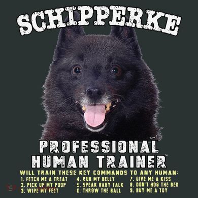 Schipperke Professional Human Trainer Cute Dog Infant Baby Jersey Bodysuit