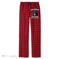 Schipperke Professional Human Trainer Cute Dog Men's Flannel Plaid Pajama Pants thumb 0