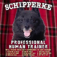 Schipperke Professional Human Trainer Cute Dog Women's Flannel Plaid Pajama Pants thumb 2