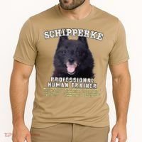 Schipperke Professional Human Trainer Cute Dog Cooling Performance Crew T-Shirt thumb 2