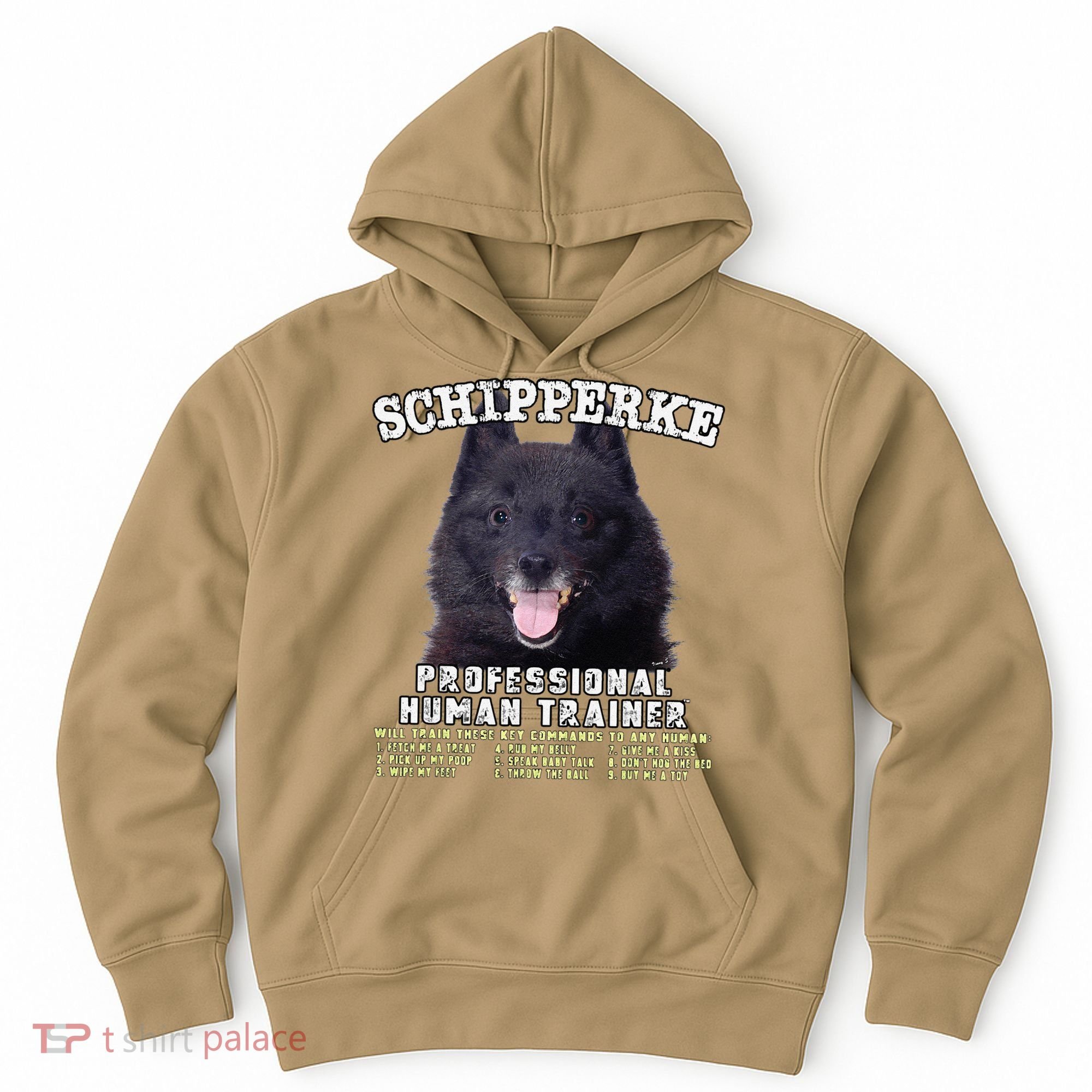 Schipperke Professional Human Trainer Cute Dog Hoodie