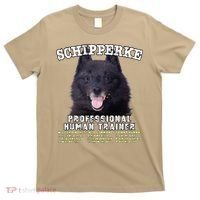 Schipperke Professional Human Trainer Cute Dog T-Shirt thumb 0