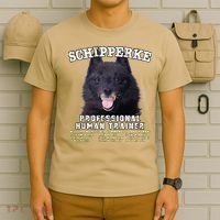 Schipperke Professional Human Trainer Cute Dog T-Shirt thumb 6