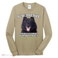Schipperke Professional Human Trainer Cute Dog Tall Long Sleeve Shirt thumb 0