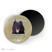 Schipperke Professional Human Trainer Cute Dog Magnet thumb 0