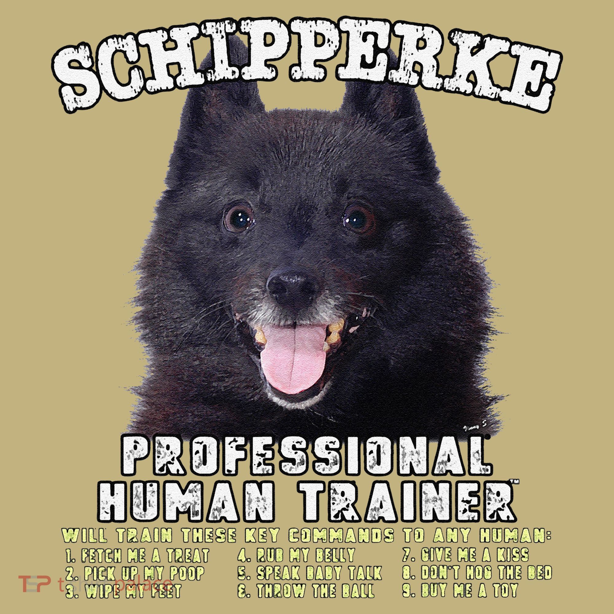 Schipperke Professional Human Trainer Cute Dog Mousepad