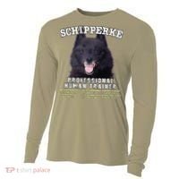 Schipperke Professional Human Trainer Cute Dog Cooling Performance Long Sleeve Crew thumb 0