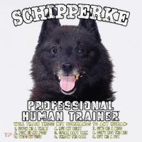 Schipperke Professional Human Trainer Cute Dog Garment-Dyed Sweatshirt thumb 2