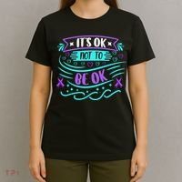 Suicide Prevention It's Ok Not To Be Ok T-Shirt thumb 4