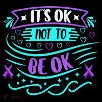 Suicide Prevention It's Ok Not To Be Ok Mousepad thumb 1