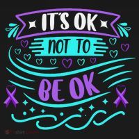Suicide Prevention It's Ok Not To Be Ok Ornament thumb 1
