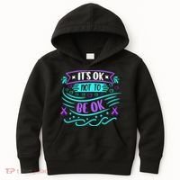 Suicide Prevention It's Ok Not To Be Ok Kids Hoodie thumb 0