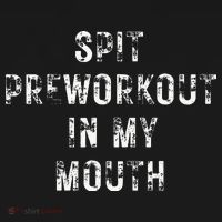 Spit Preworkout In My Mouth Funny Gym Workout Women's Hoodie thumb 2