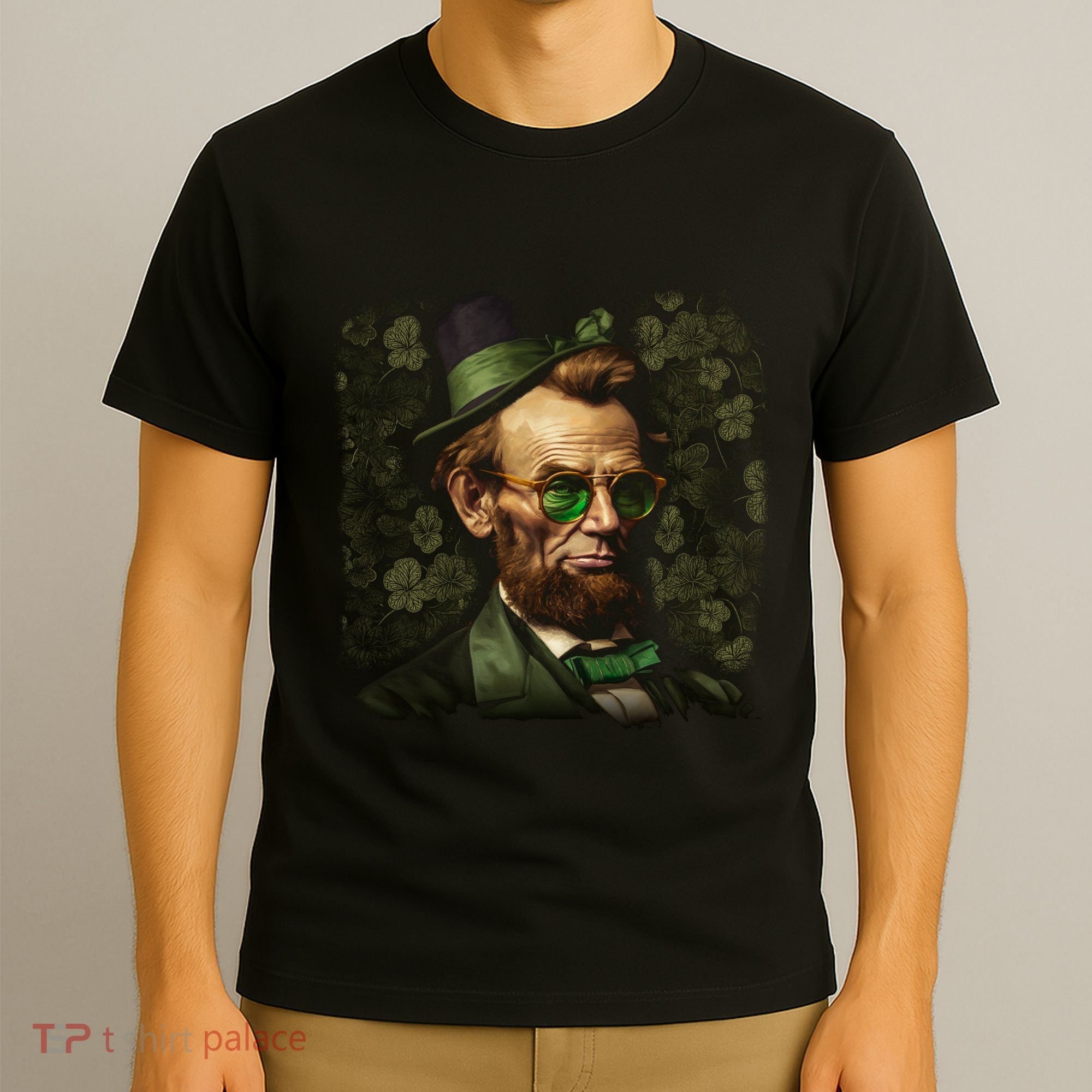 St. Patrick Irish Abraham Lincoln T-Shirt
