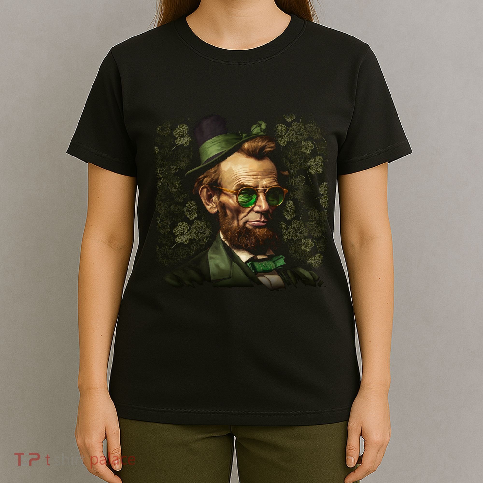 St. Patrick Irish Abraham Lincoln T-Shirt