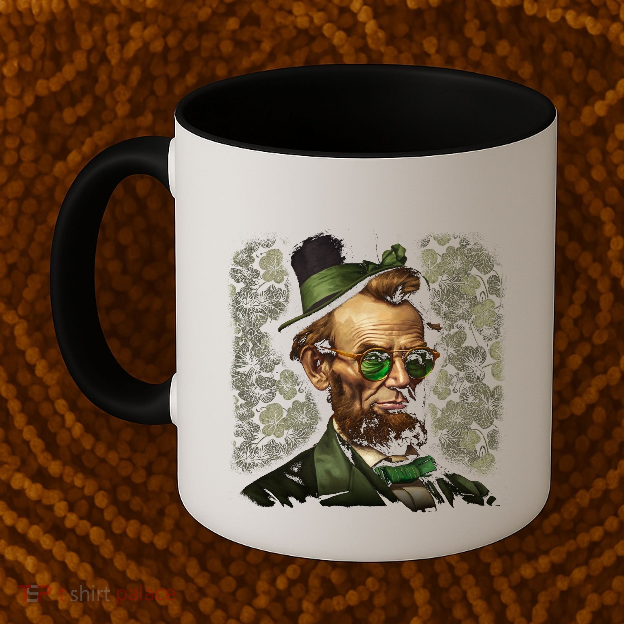 St. Patrick Irish Abraham Lincoln Coffee Mug