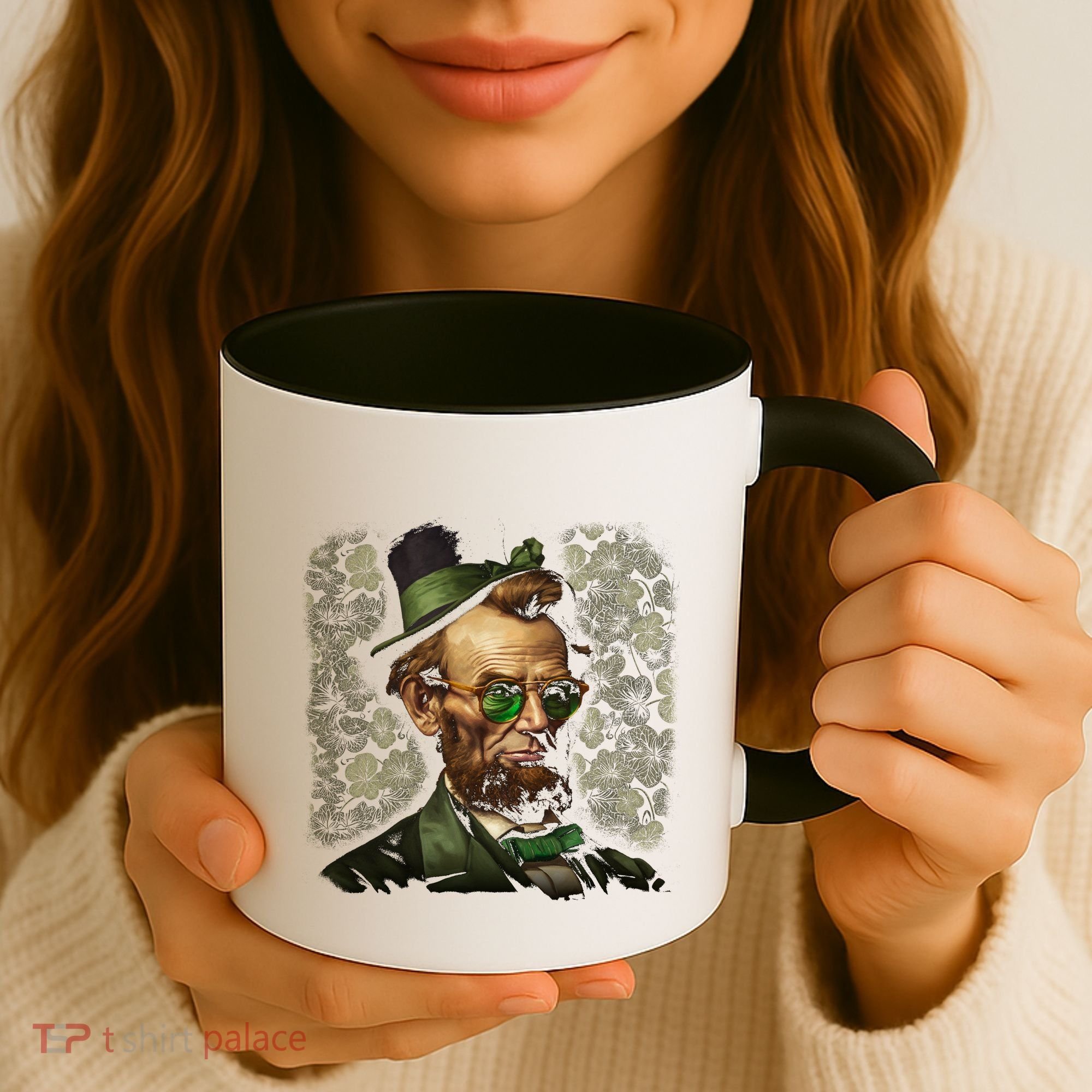 St. Patrick Irish Abraham Lincoln Coffee Mug