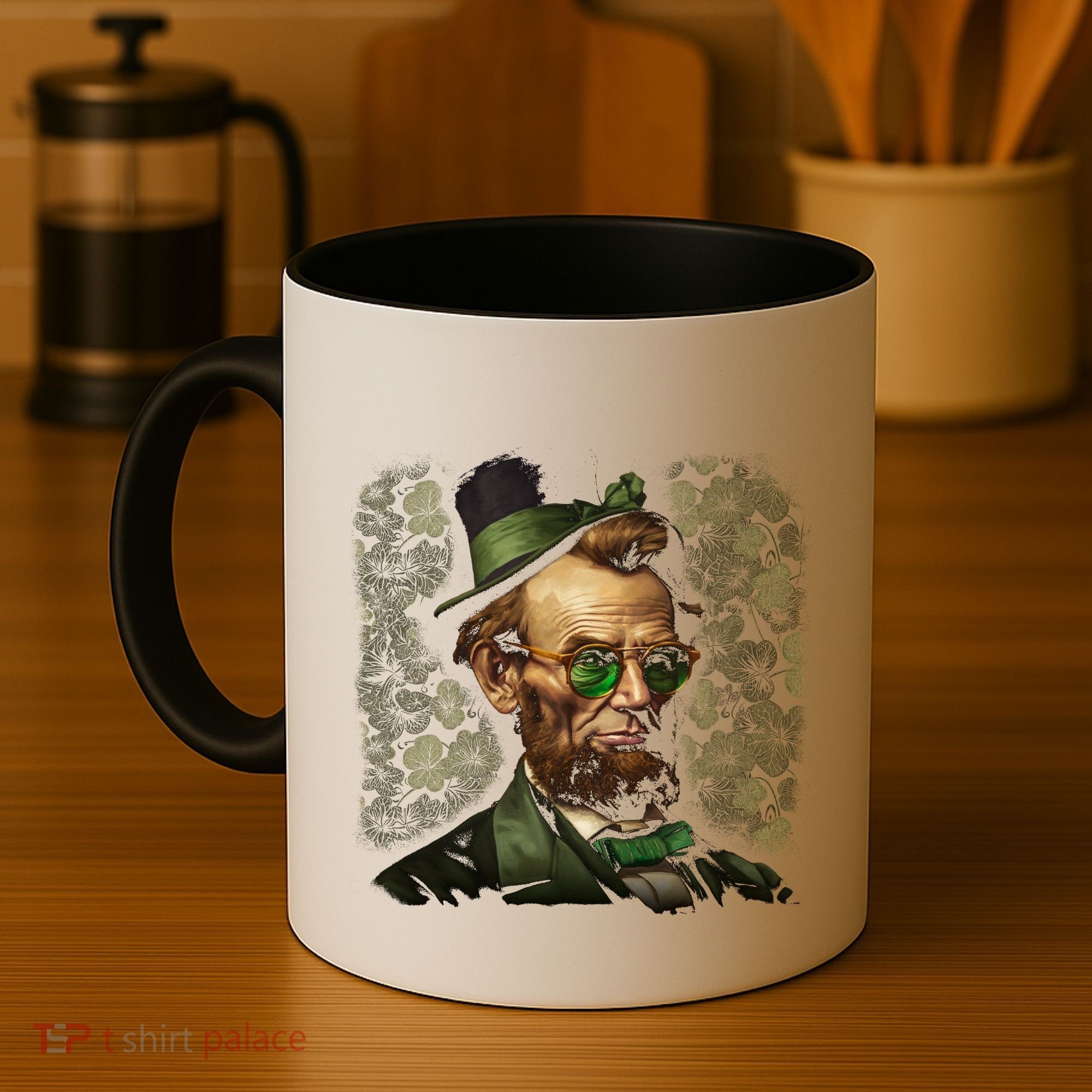 St. Patrick Irish Abraham Lincoln Coffee Mug