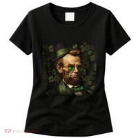 St. Patrick Irish Abraham Lincoln Women's T-Shirt thumb 0