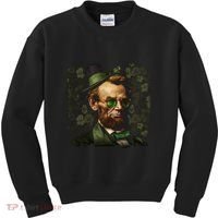 St. Patrick Irish Abraham Lincoln Kids Sweatshirt thumb 0