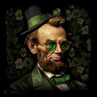 St. Patrick Irish Abraham Lincoln Kids Hoodie thumb 5