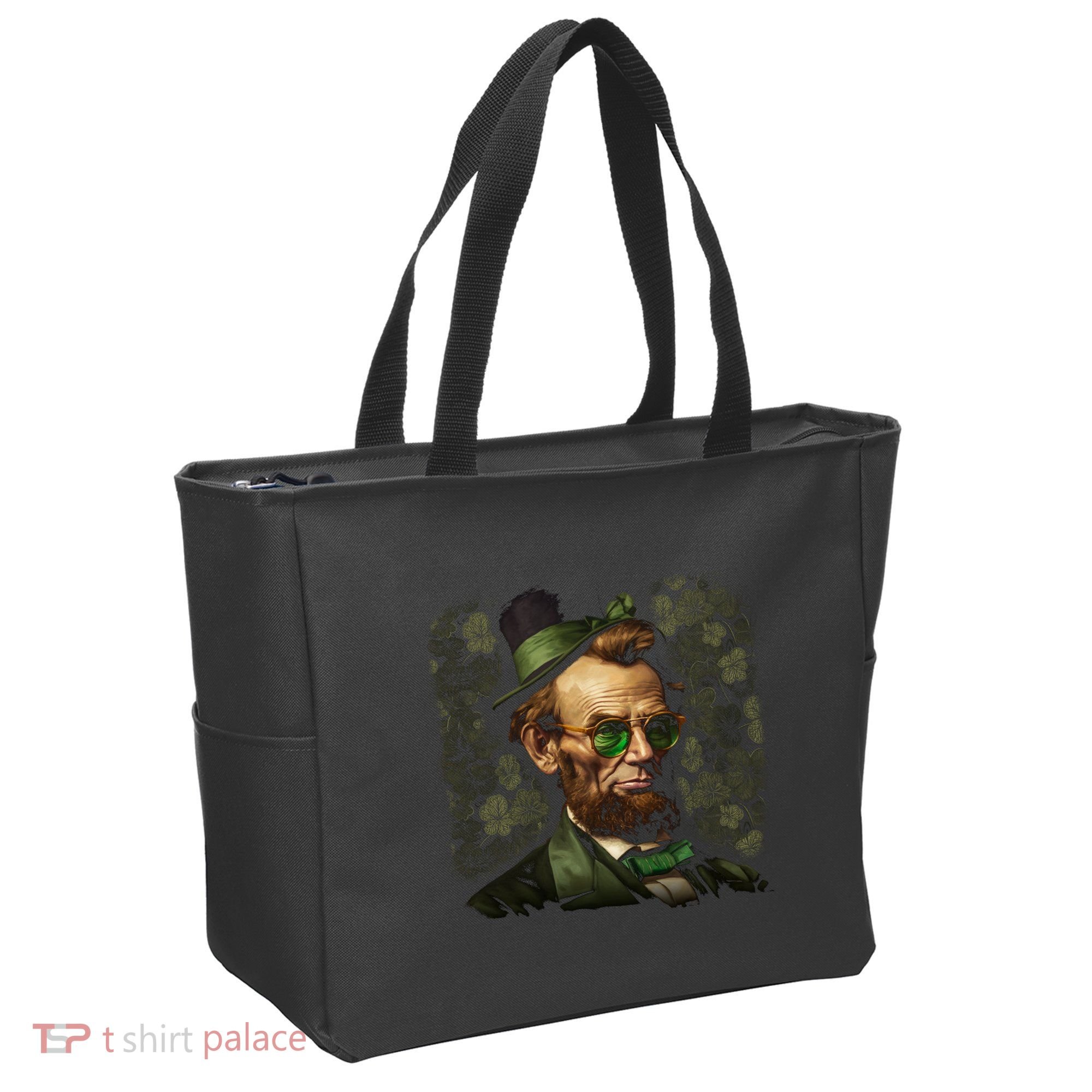 St. Patrick Irish Abraham Lincoln Tote Bag