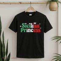 Sicilian Princess Italian Heritage Novelty Family Matching T-Shirt thumb 2