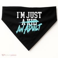 Im Just And Life Is A Nightmare USA-Made Doggie Bandana thumb 0