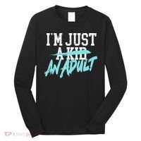Im Just And Life Is A Nightmare Long Sleeve Shirt thumb 0