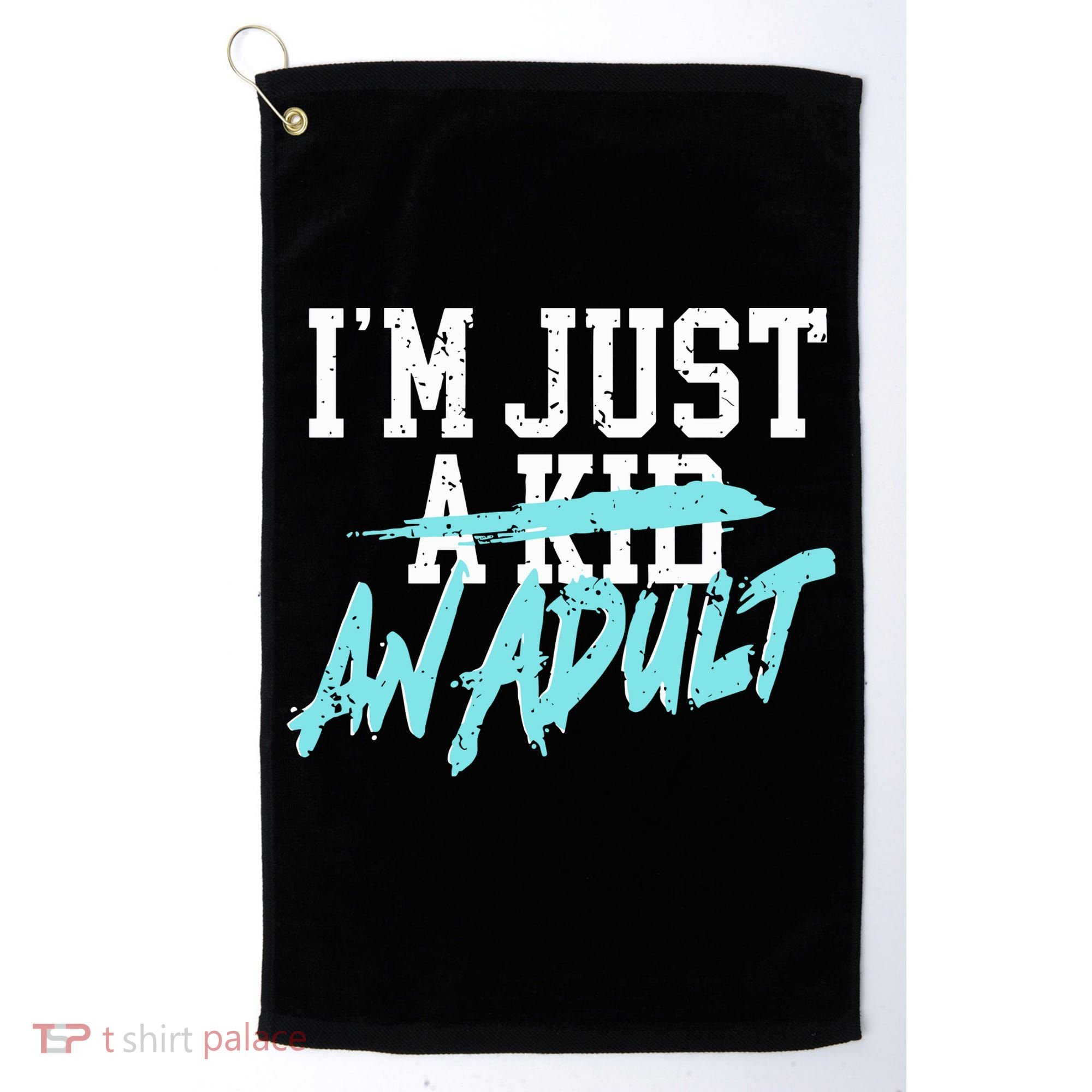 Im Just And Life Is A Nightmare Golf Towel
