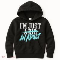 Im Just And Life Is A Nightmare Kids Hoodie thumb 0